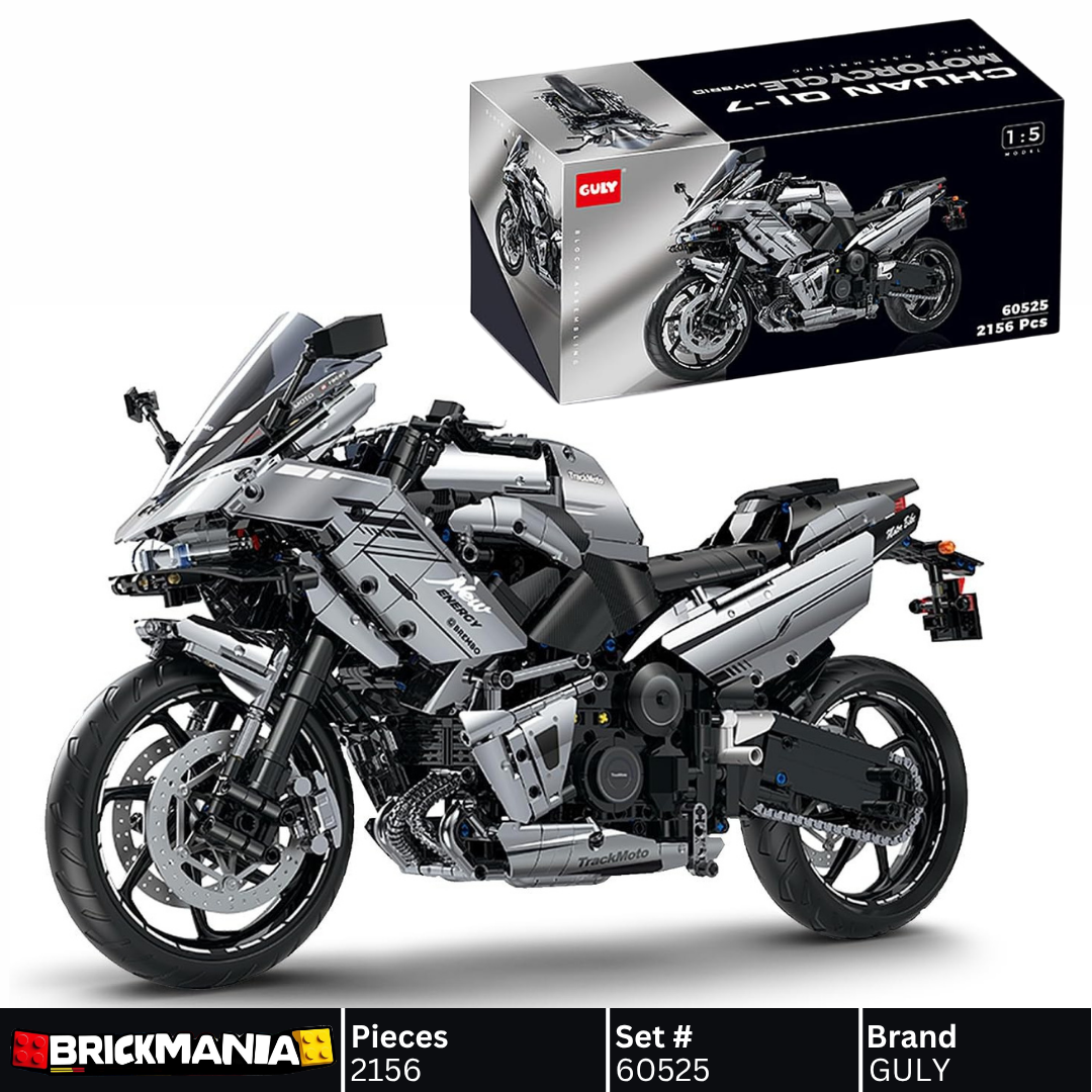 GULY 60525 Kawasaki Motorcycle Building Set | 2156 PCS