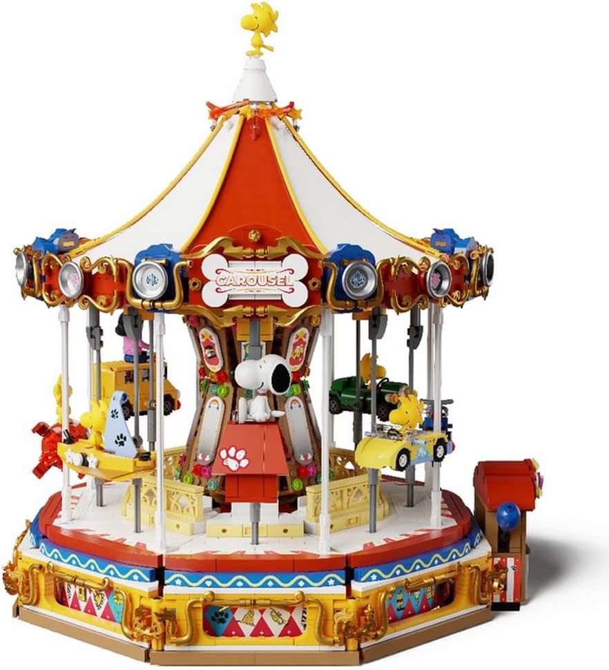 Pantasy 86904 Snoopy Carousel Building Toy Set | 3132 PCS – Brickmania