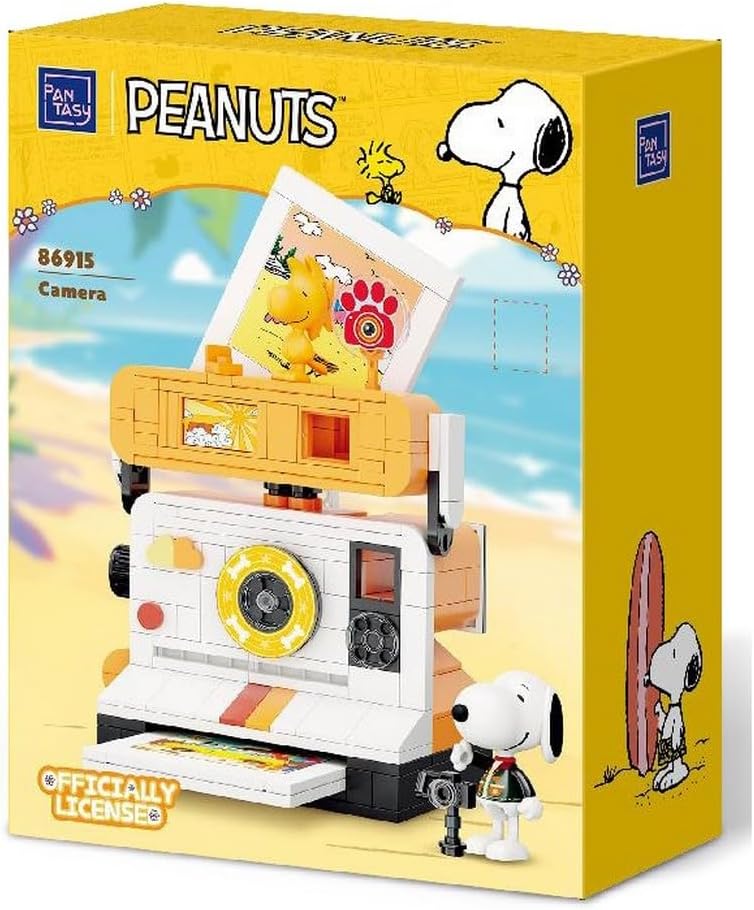 Pantasy 86915 Snoopy Camera Building Toy Set |257 PCS – Brickmania