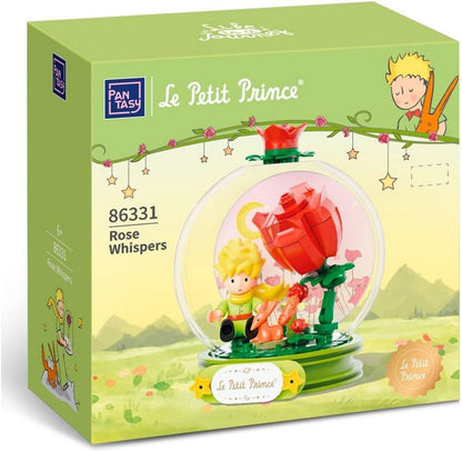 Pantasy 86331 Le Petit Prince Crystal Ball Series Rose Whispers Building Toy Set |300 PCS