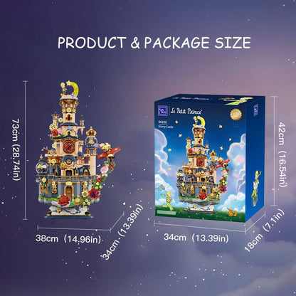 Pantasy 86326 Le Petit Prince Starry Castle Building Toy Set |3302 PCS