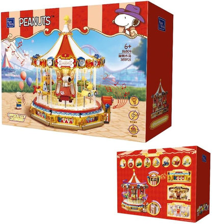 Pantasy 86904 Snoopy Carousel Building Toy Set | 3132 PCS