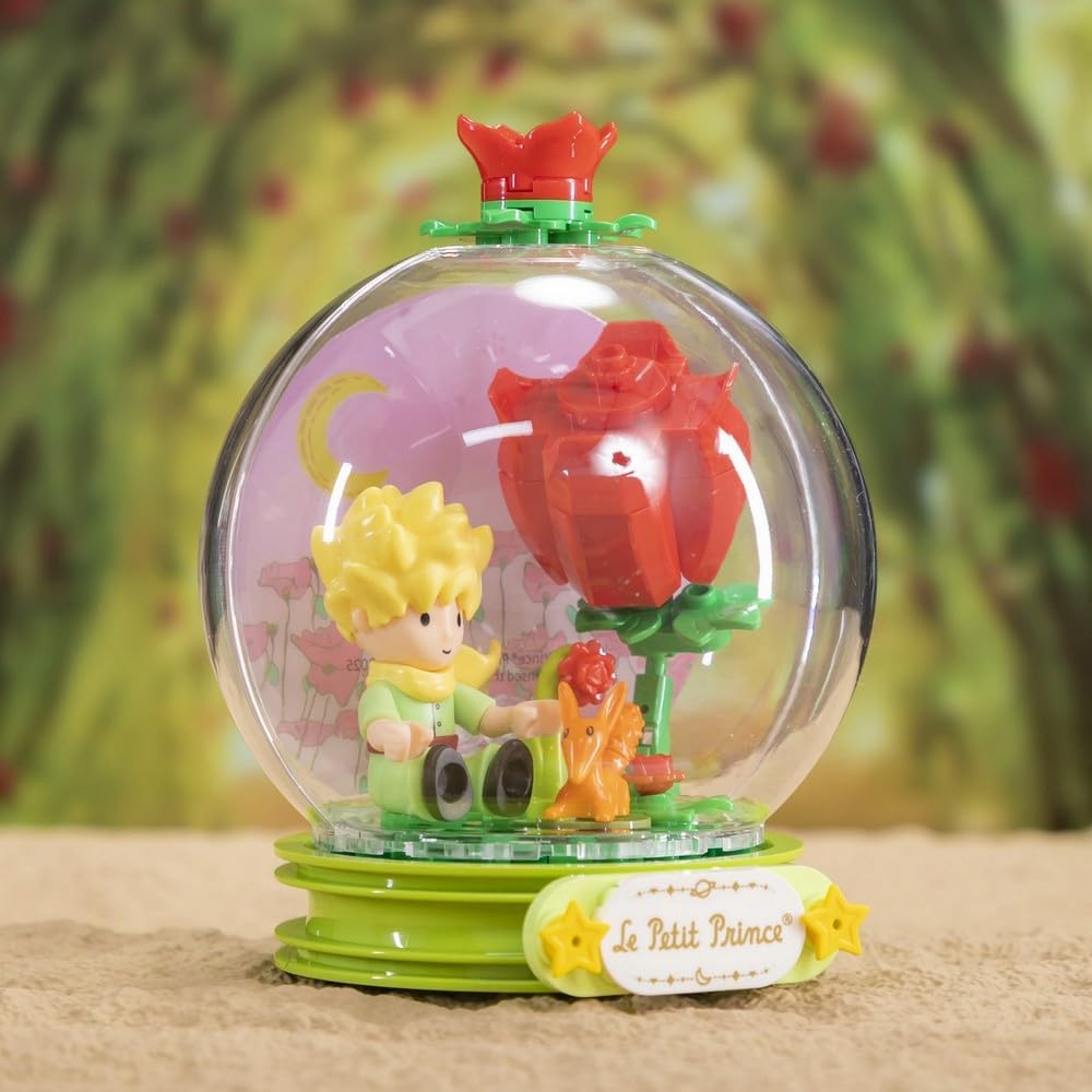 Pantasy 86331 Le Petit Prince Crystal Ball Series Rose Whispers Building Toy Set |300 PCS