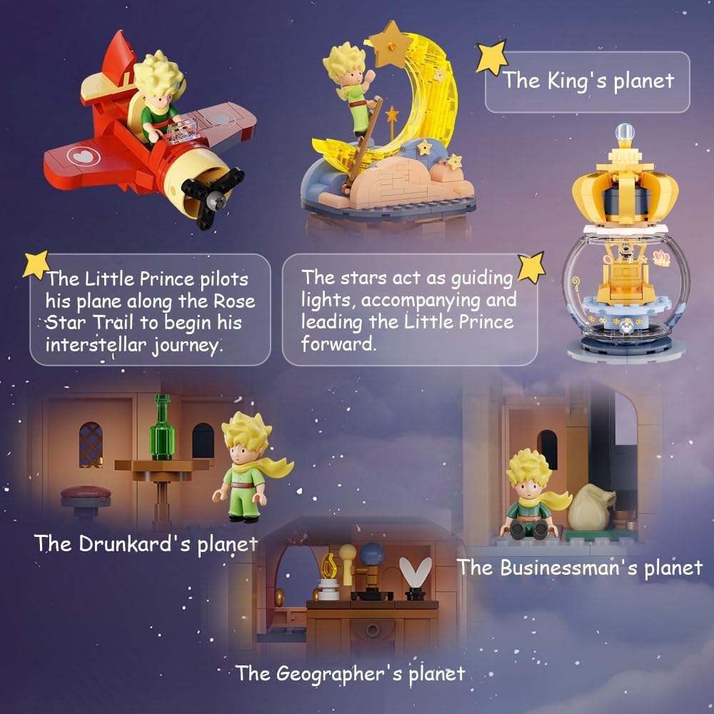 Pantasy 86326 Le Petit Prince Starry Castle Building Toy Set |3302 PCS