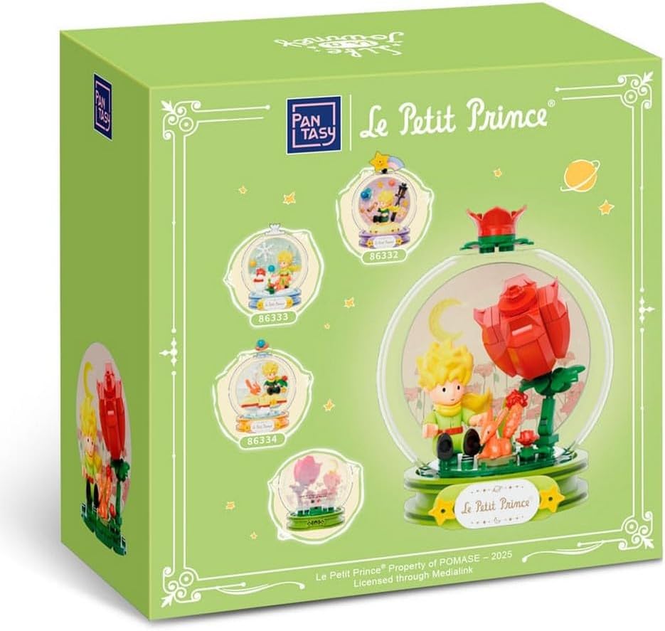Pantasy 86331 Le Petit Prince Crystal Ball Series Rose Whispers Building Toy Set |300 PCS