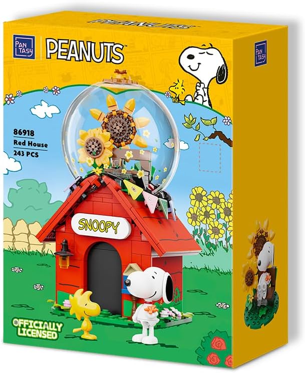 Pantasy 86918 Snoopy Red House Building Toy Set | 243 PCS – Brickmania