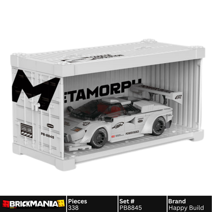 Happy Build PB8845 Lamborghini Conanche Building Toy Set | 338 PCS | Buildable Car with Display Container