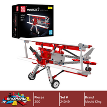 Mould King 24049 Red Ciplane Model Building Toy Set | 300 PCS