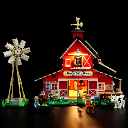 Lumibricks F9037 The Cow Barn Building Toy Set | 1368 PCS
