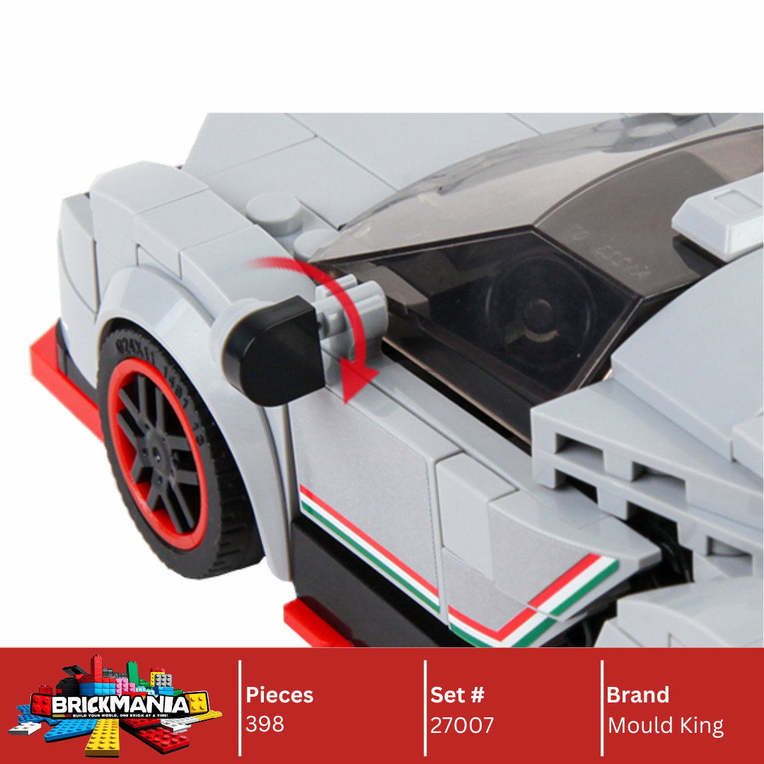 Mould King 27007 The Veneno Mini Sports Car Building Toy Set | 398 PCS