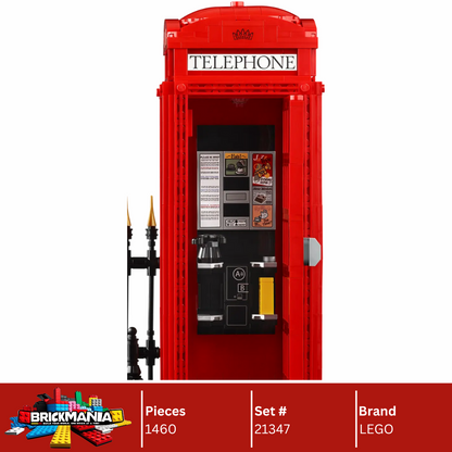 LEGO 21347 Red London Telephone Box | 1460 PCS