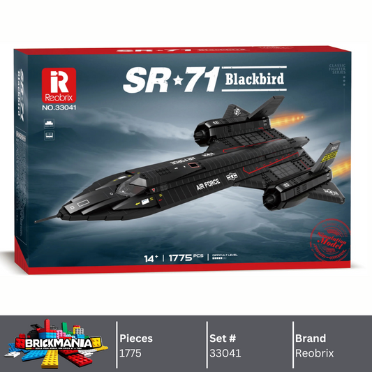 Reobrix 33041 SR 71 Blackbird Building Toy Set | 1775 PCS