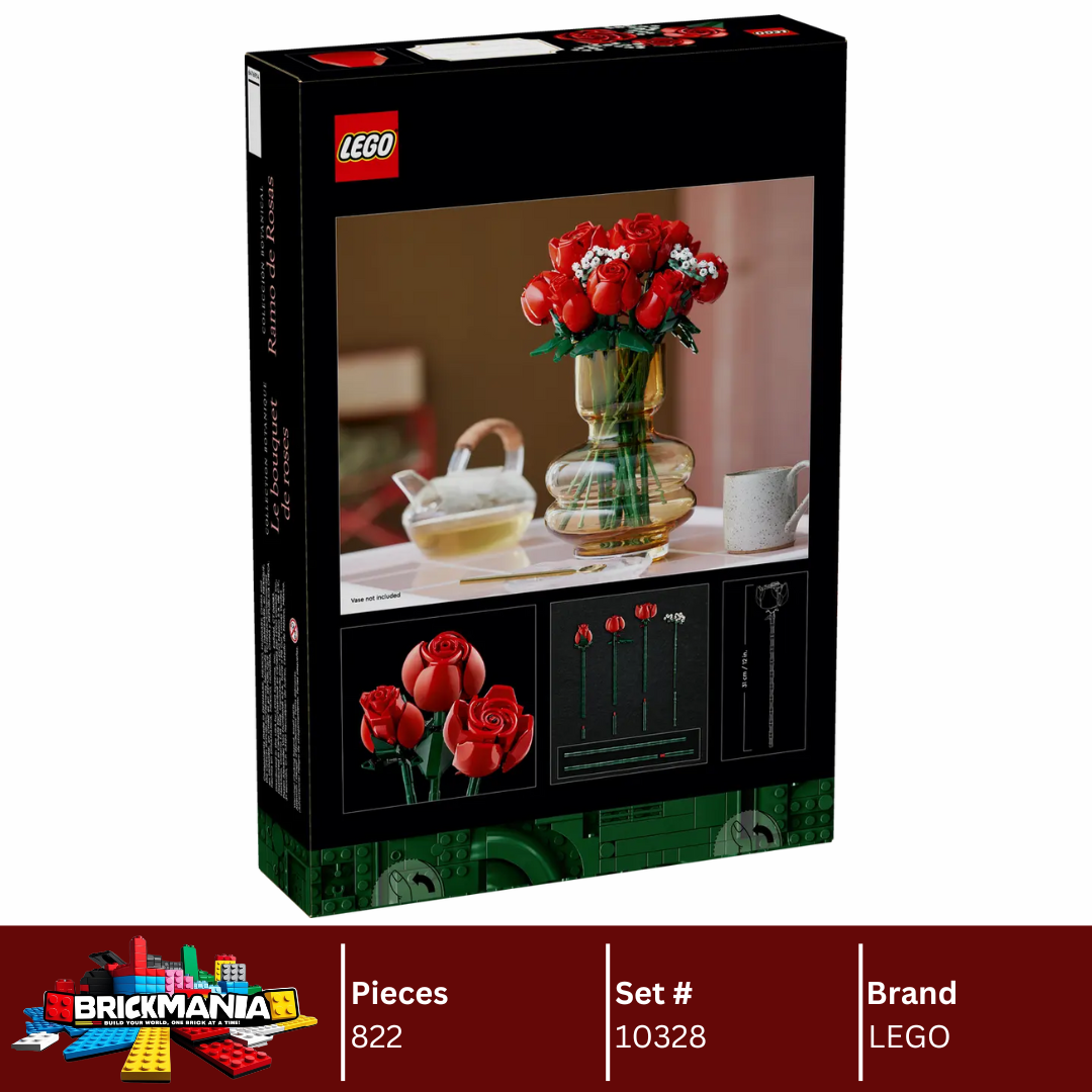 LEGO 10328 Botanicals Bouquet of Roses | 822 PCS