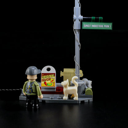 Lumibricks F9046 Chili Dog Trailer Building Toy Set | 515 PCS