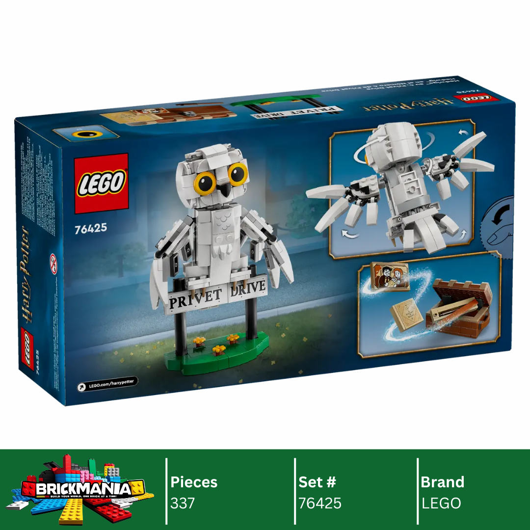 LEGO 76425 Hedwig™ at 4 Privet Drive | 337 PCS