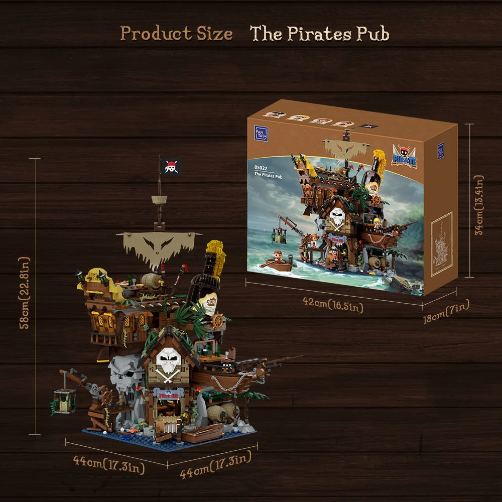 Pantasy 85022 Pirate The Pirates Pub Building Toy Set | 2858 PCS
