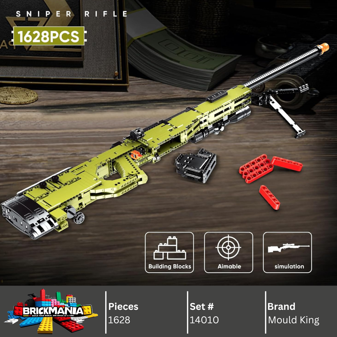 Mould King 14010 AWM Sniper Rifle Building Toy Set | 1628 PCS