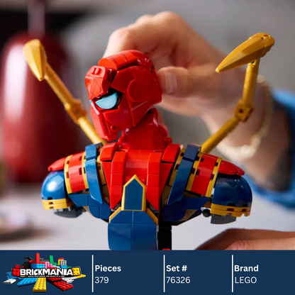LEGO 76326 Marvel Iron Spider-Man Bust | 379 PCS