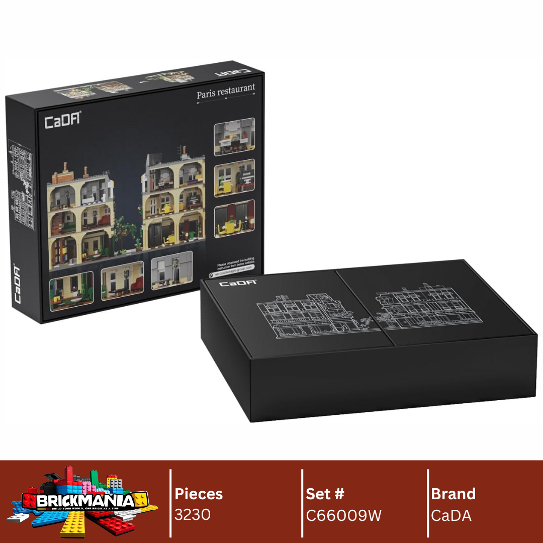 CaDA C66009W Paris Restaurant Building Toy Set | 3230 PCS
