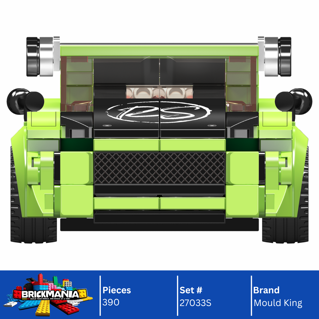Mould King 27033S Eclipse GS Green Model Car Building Toy Set | 390 PCS