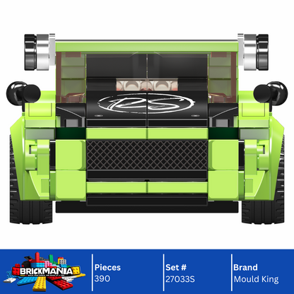 Mould King 27033S Eclipse GS Green Model Car Building Toy Set | 390 PCS