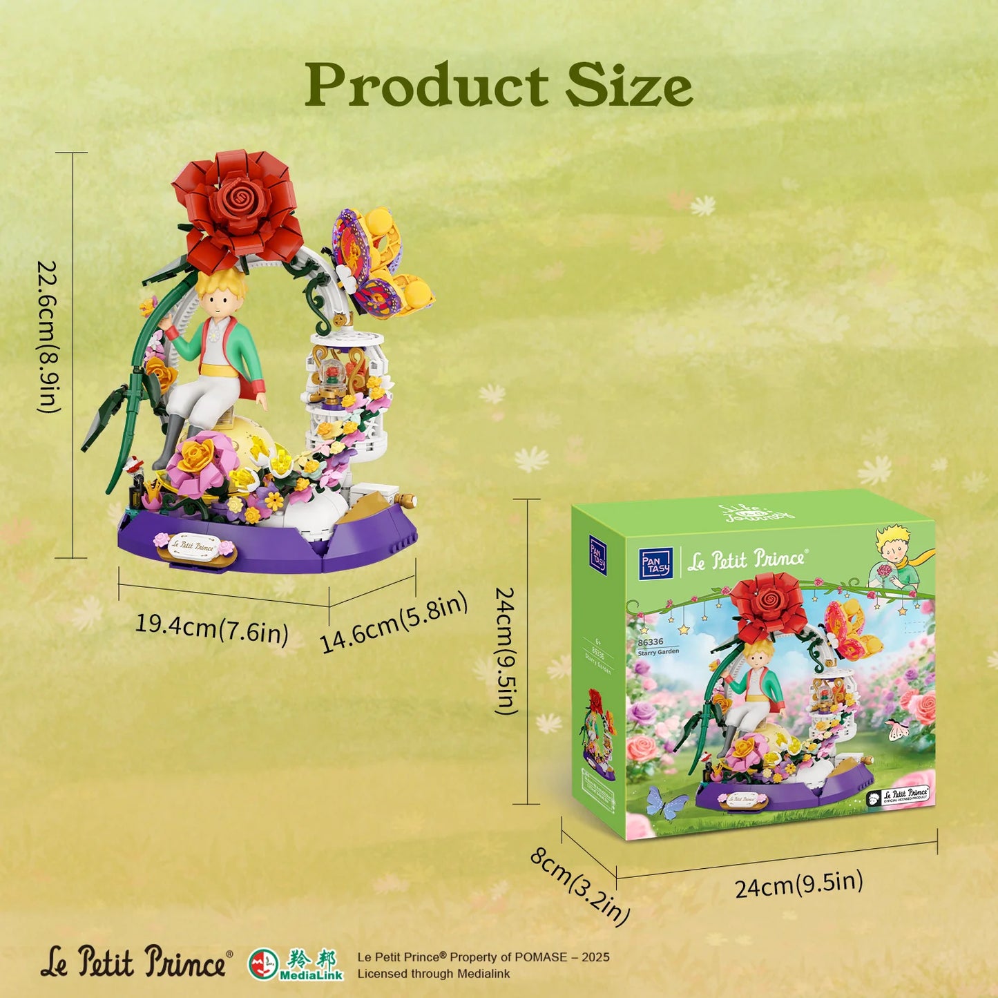 Pantasy 86336 Le Petit Prince Starry Garden Building Toy Set |200 PCS