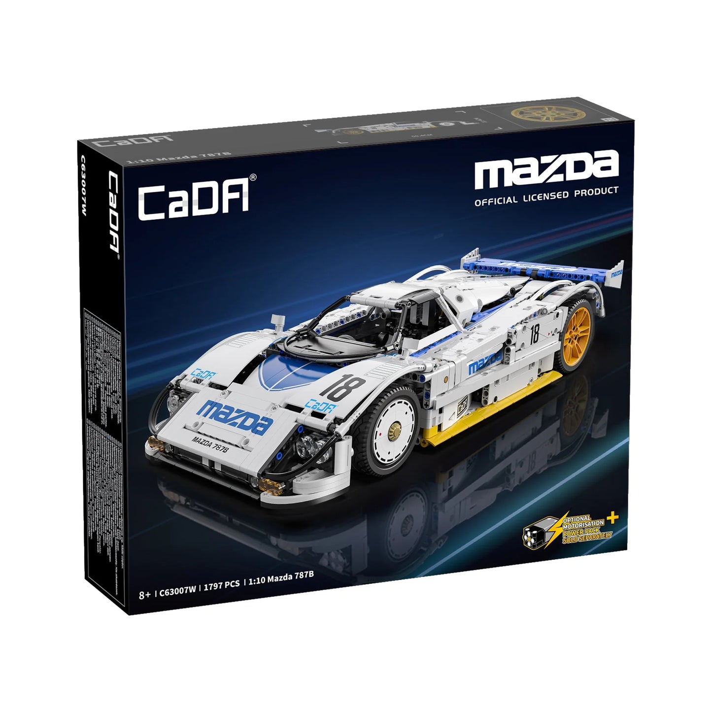 CaDA C63007W Mazda 787B Building Toy Set | 1797 PCS
