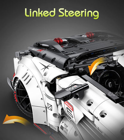 GULY 10630 Nissan GT-R supercar Building Set | 3939 PCS