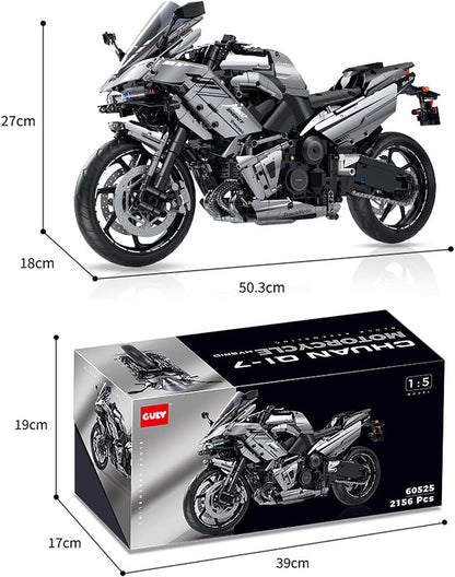 GULY 60525 Kawasaki Motorcycle Building Set | 2156 PCS
