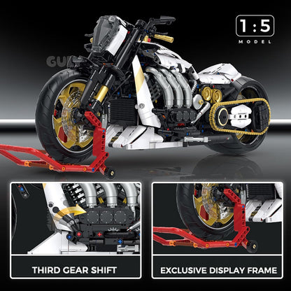 GULY 60522 Raceforge Motorcycle Building Set | 1810 PCS