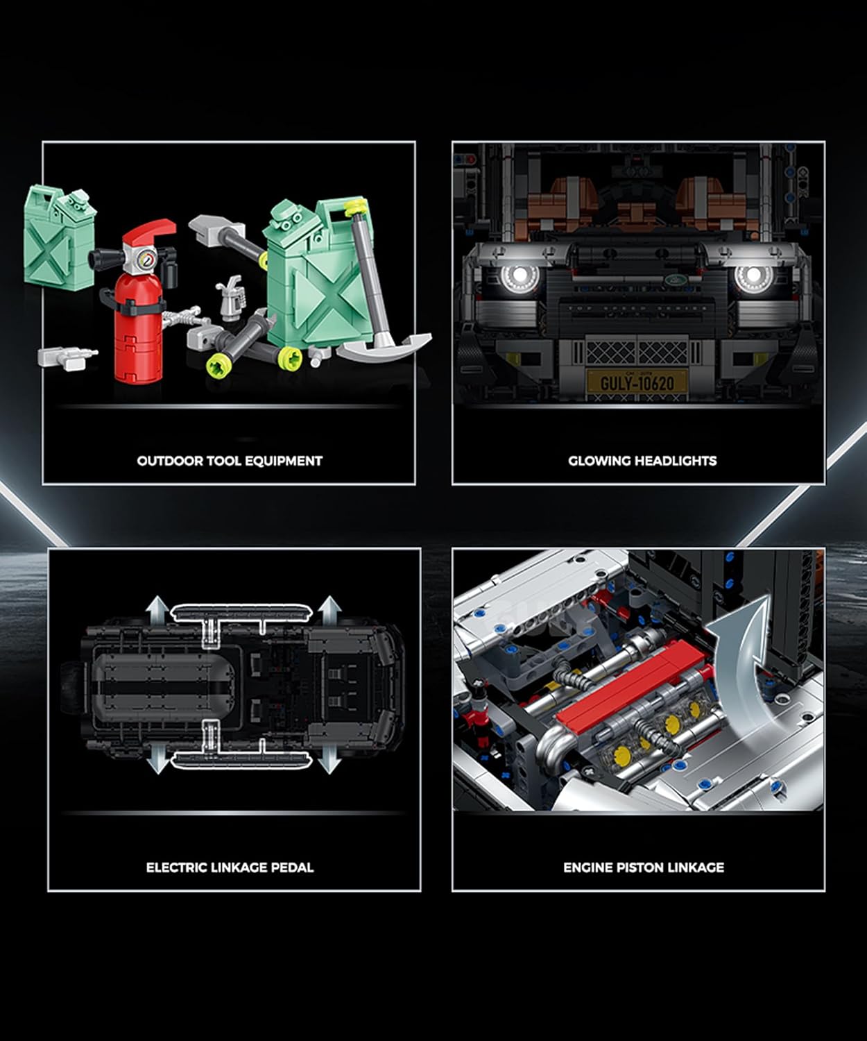 GULY 10620 Land Rover Defender Building Set | 4817 PCS