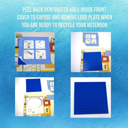 LEGO 53501 Stationery Recycle Notebook and Gel Pen