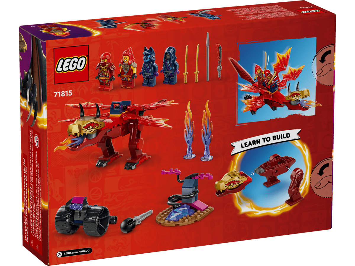 LEGO 71815 NINJAGO Kai's Source Dragon Battle | 120 PCS | Retired