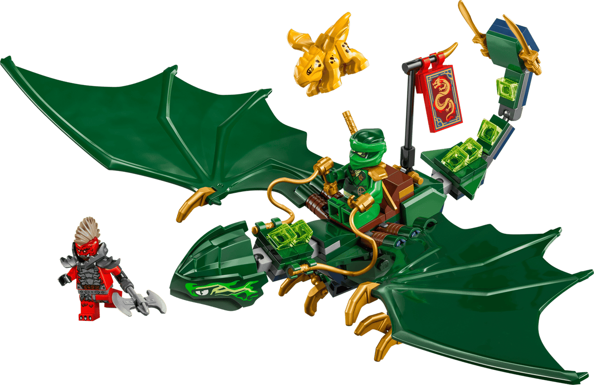 LEGO 71829 NINJAGO Lloyd's Green Forest Dragon | 128 PCS