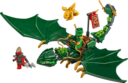 LEGO 71829 NINJAGO Lloyd's Green Forest Dragon | 128 PCS