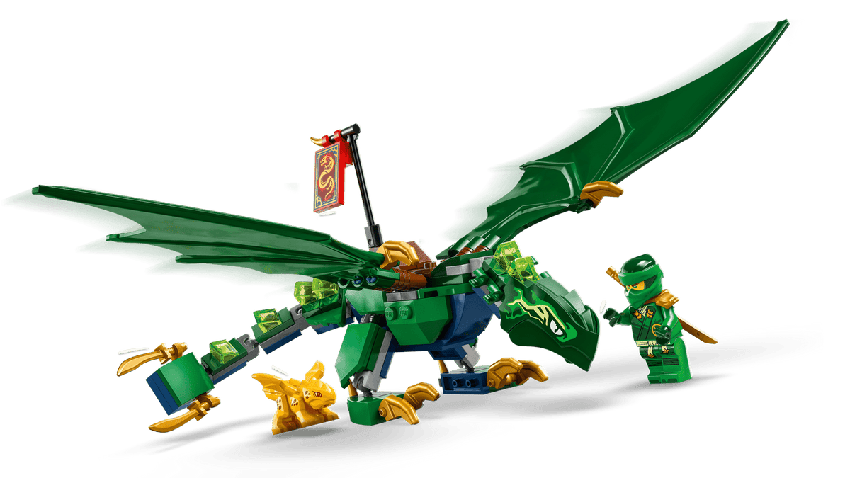 LEGO 71829 NINJAGO Lloyd's Green Forest Dragon | 128 PCS