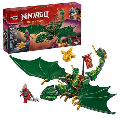 LEGO 71829 NINJAGO Lloyd's Green Forest Dragon | 128 PCS
