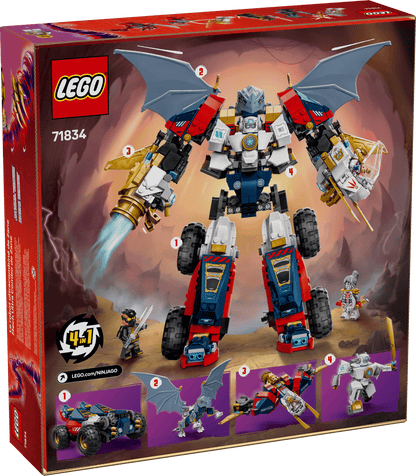 LEGO 71834 Ninjago Zane's Ultra Combiner Mech | 1187 PCS