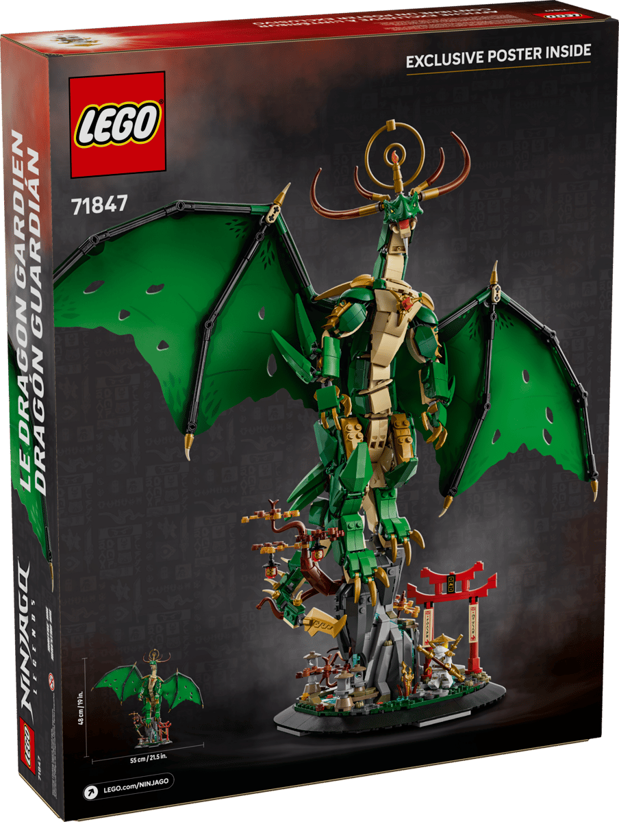 LEGO 71847 NINJAGO The Guardian Dragon | 1650 PCS