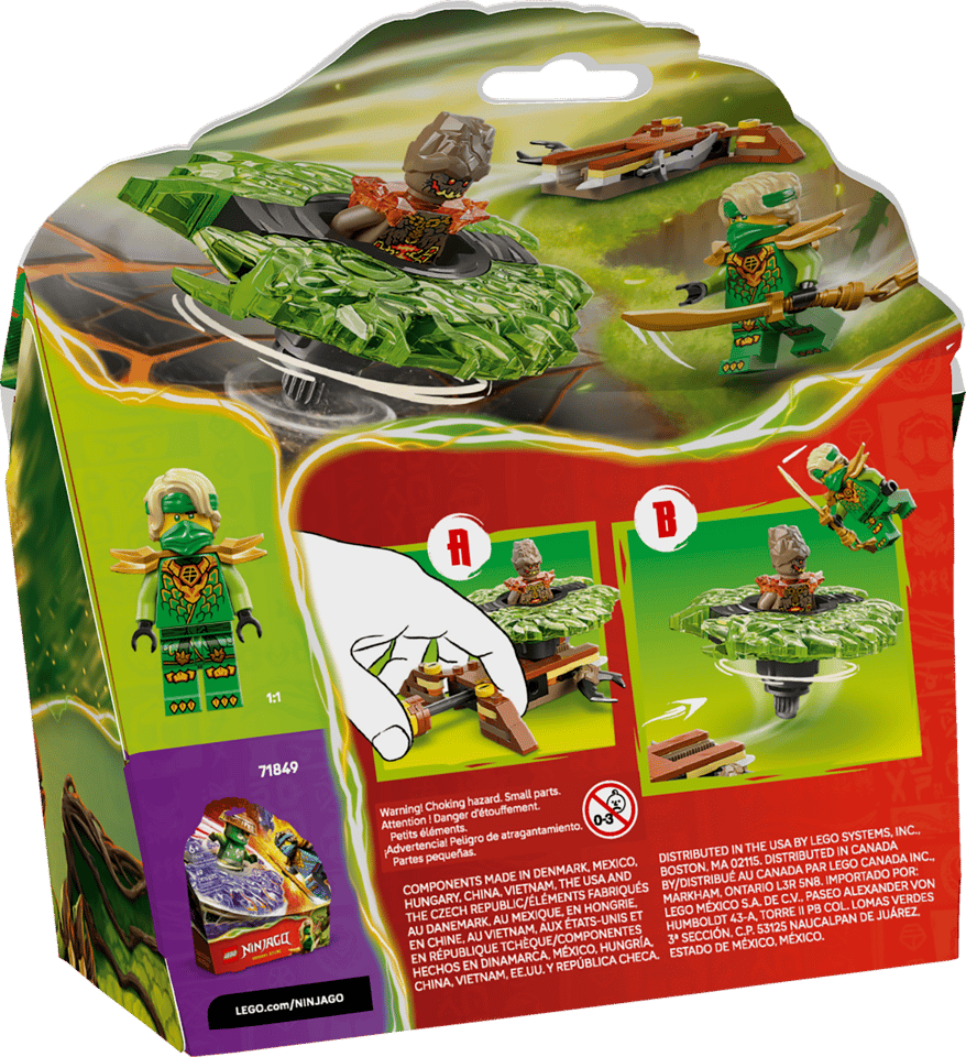 LEGO 71850 Ninjago Lloyd vs. Earth Monster Spinner | 52 PCS