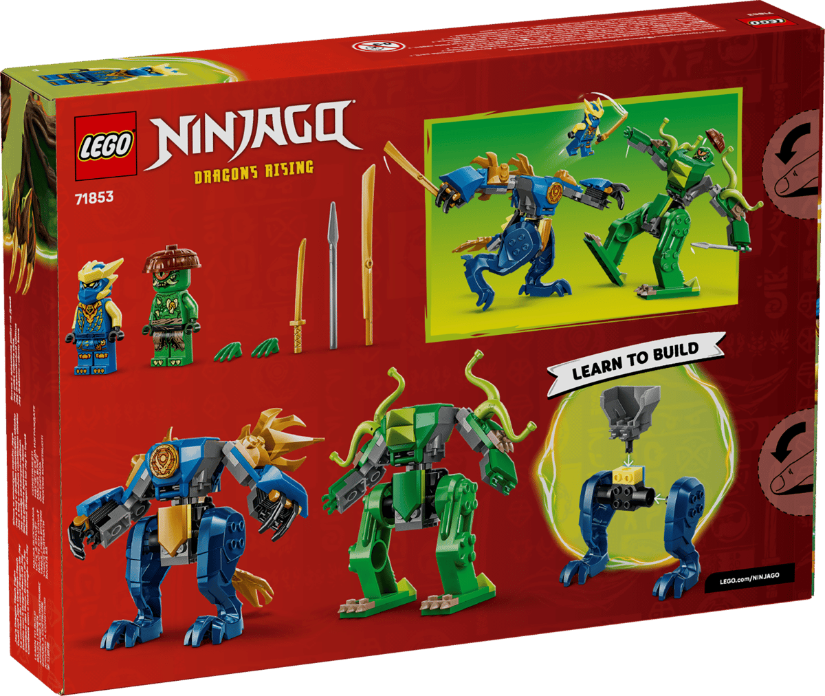 LEGO 71853 Ninjago Jay's Dragon Mech Fight | 107 PCS