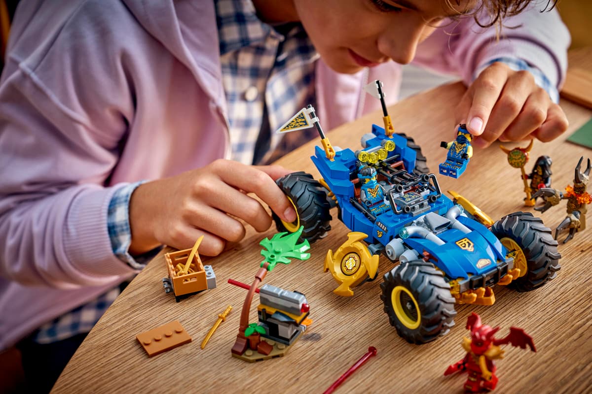 LEGO 71856 Ninjago Jay's Transforming Car | 387 PCS – Brickmania