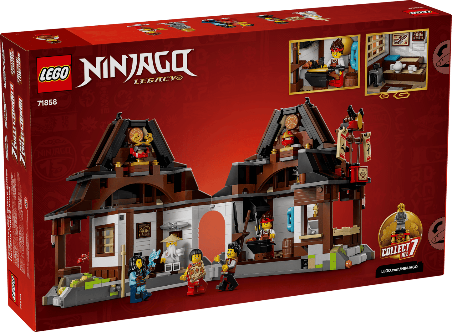 LEGO 71858 NINJAGO Four Weapons Blacksmith 15th Anniversary | 1259 PCS