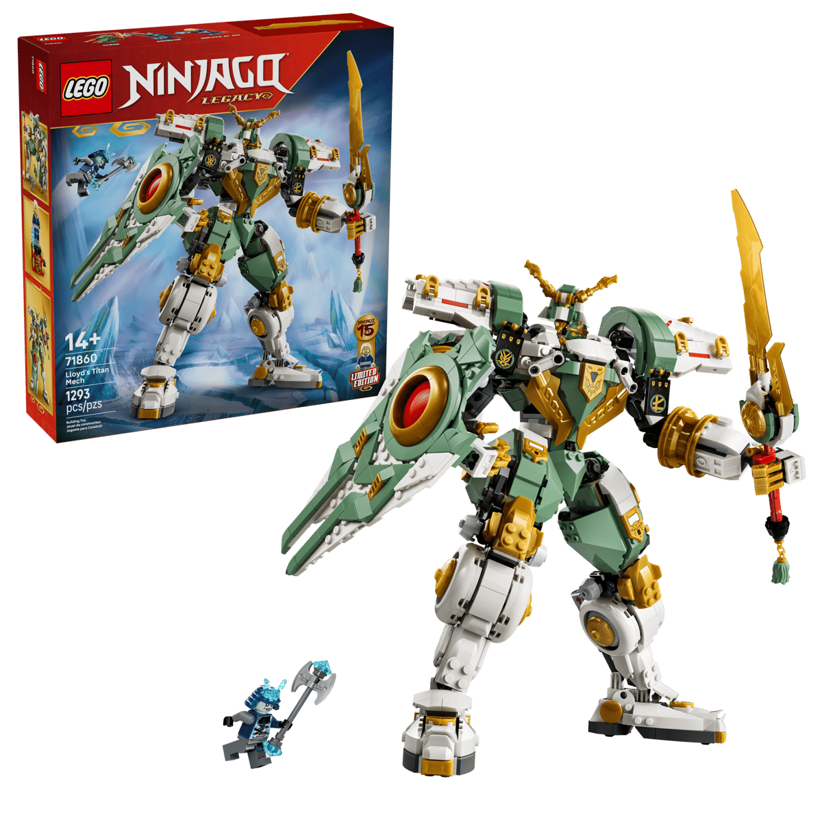 LEGO 71860 Ninjago Lloyd's Titan Mech 15th Anniversary | 1293 PCS