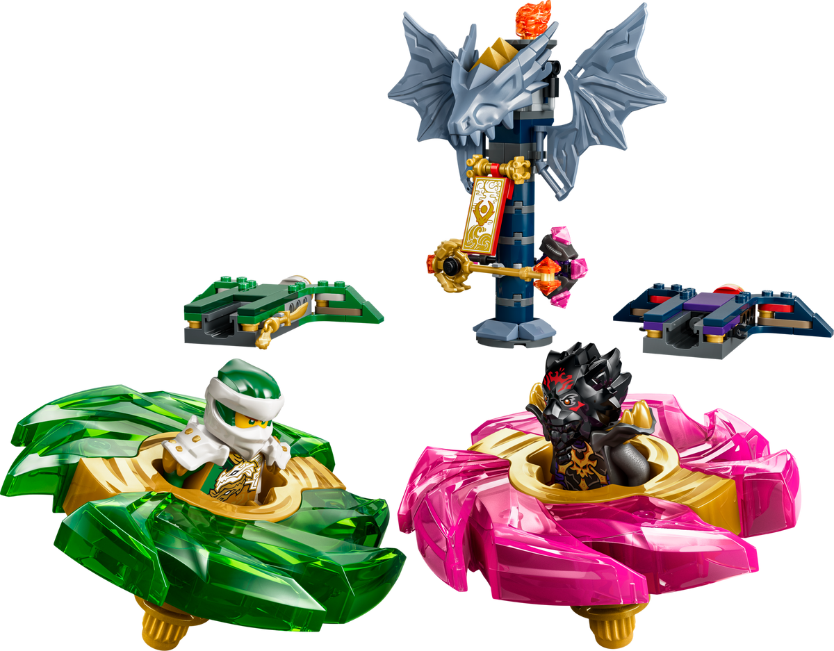 LEGO 71875 NINJAGO Lloyd vs. Ras Spinner Battle | 153 PCS