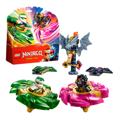 LEGO 71875 NINJAGO Lloyd vs. Ras Spinner Battle | 153 PCS