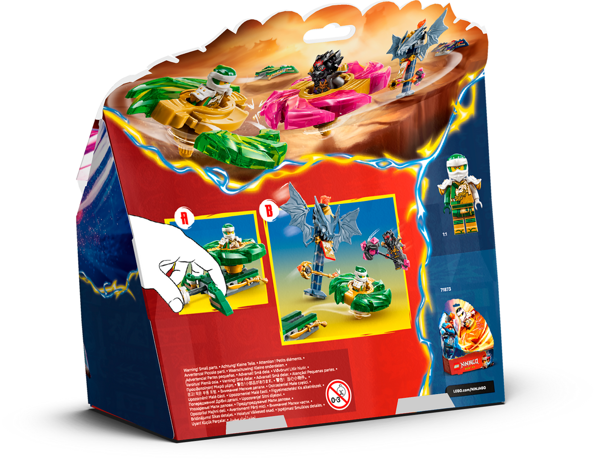LEGO 71875 NINJAGO Lloyd vs. Ras Spinner Battle | 153 PCS