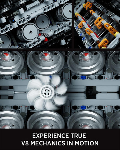 Nifeliz NF10287 V8 Engine Building Set | 2725 PCS