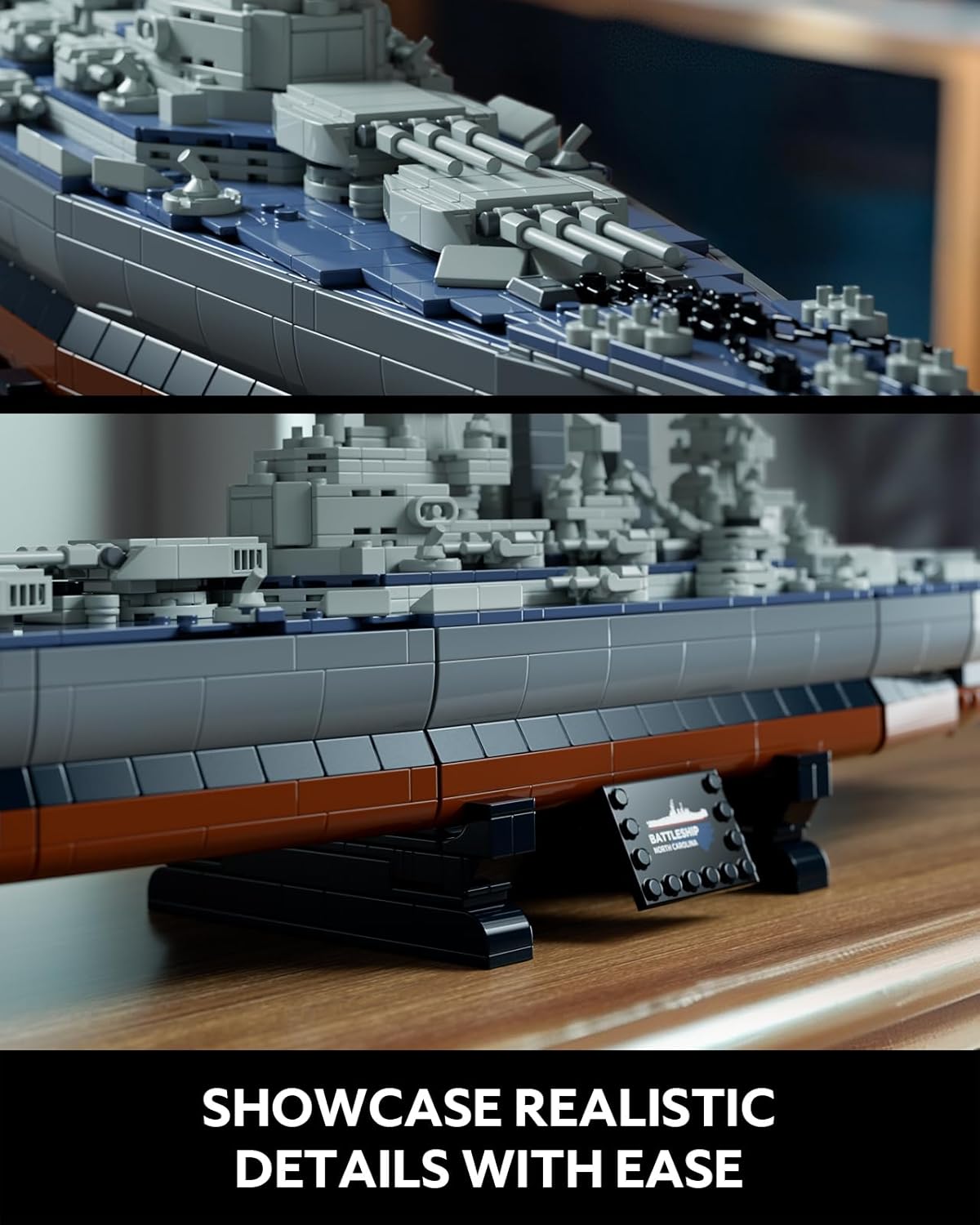 Nifeliz NF10280A North Battleship Building Set | 1701 PCS