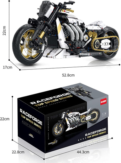 GULY 60522 Raceforge Motorcycle Building Set | 1810 PCS